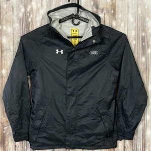 Under Armour Men's Ace Rain Jacket Windbreaker Full Zip Audi Logo Mens Small - Picture 1 of 12