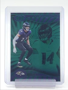 KYLE HAMILTON 2024 ILLUSIONS FOOTBALL EMERALD TROPHY RAVENS Q4323 - Picture 1 of 2