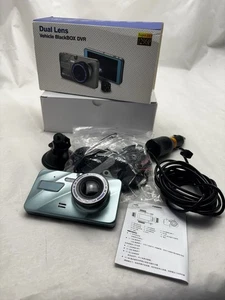 Super HD 1296P Dual Lens Dash Cam with Screen 4″ - Picture 1 of 7