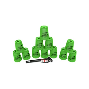 Speed Stacks Cup Set ST Sport Stacking Cups - Neon Green - Picture 1 of 7