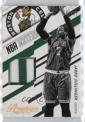 2015-16 Panini Prestige NBA Materials Prime /25 Jared Sullinger #NBM-JS - Image 1 of 2