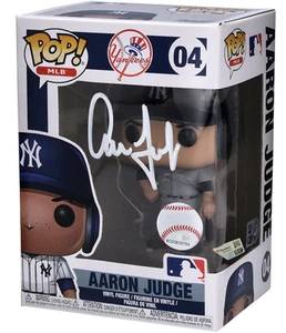 Aaron Judge Autografato Yankees '04' Away Uniforme Funko Pop! Fanatici in vinile - Foto 1 di 2