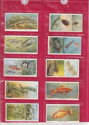WILLS - POND & AQUARIUM, 1ST SERIES - UNISSUED - 10 CARDS - - Image 1 of 2