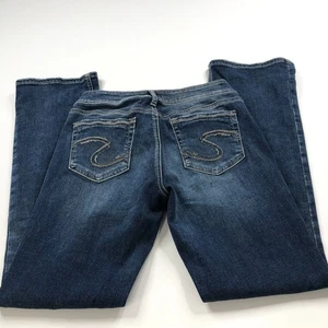 Silver Jeans Elyse Slim Boot 27x31 (passt 28W 30L) Mid Rise Denim - Bild 1 von 10