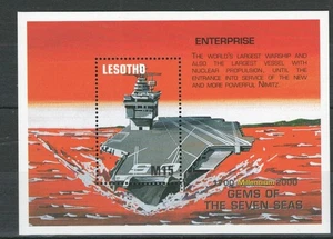 KINGDOM OF LESOTHO WARSHIP MILITARY MNH SOUVENIR SHEET LOT (BCL 138) - Picture 1 of 1