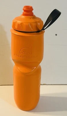 Polar Bottle Insulated Water Bottle 24 oz Zipstream Lid Orange - Image 1 of 4
