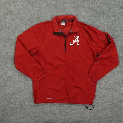 Chaqueta Alabama Crimson Tide Para Hombres Mediana Roja NCAA Fútbol Nike Storm Fit Foto 1 de 4