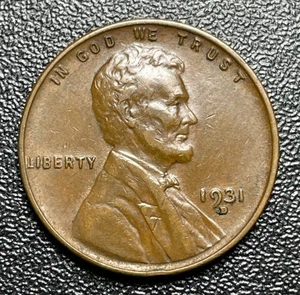 1931-D Lincoln Cent Wheat Penny - Picture 1 of 4