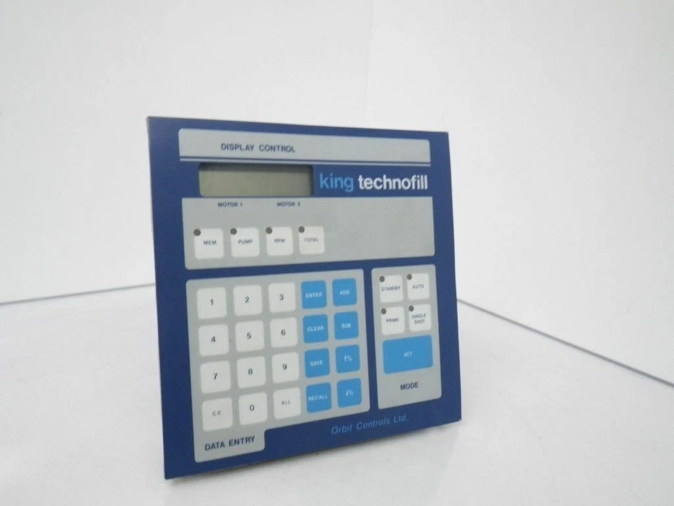E10028 King Technofill Orbit Controls Display Control (Used and Tested) - Image 1 of 4