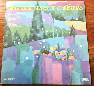 THE BRIGHTEST STARS OF CHRISTMAS JCPenney Release 1974 Vinyl Record LP Various Foto 1 de 4