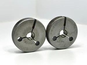 Juego de medidores de anillo de inspección de rosca Vermont 5/16-18 UNC-2A Go .2752 NoGo .27 usado - Imagen 1 de 2