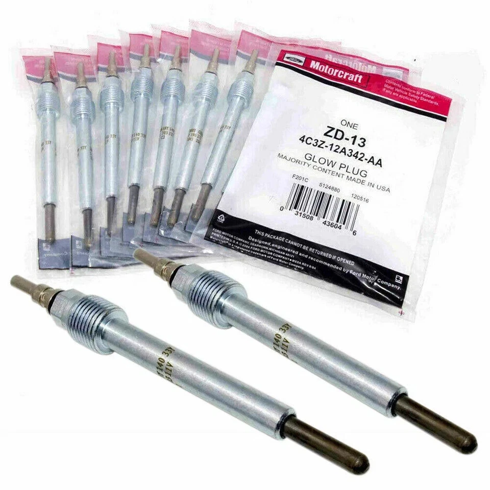 ✅Bujías incandescentes originales Ford 6,0 L 04-10 Super Duty diésel F250 F350 4C3Z12A342AA Foto 1 de 4