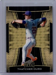Baseball Thatcher Hurd 2025 foglia metallo 1/1 prova pre produzione - Foto 1 di 1