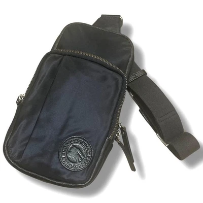 Burberry Black Label Nylon Crossbody Body Bag Black #EK ZIA - Image 1 of 4