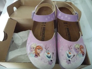 BIRKENSTOCK COLLECTIBLE RARE DISNEY FROZEN CLOG/SANDALS SIZE EU 39/US 8-8.5 NEW - Picture 1 of 7