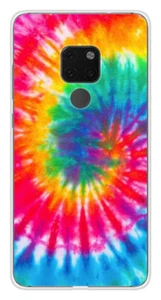 Coque en silicone imprimée compatible Huawei Mate 20 Tie Dye Spirale - Imagen 1 de 3