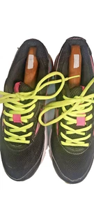 PERFECT Womens Reebok Size 8.5 Running Mono fusion Mesh Black PINK - Picture 1 of 10
