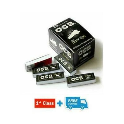 OCB ROACH FILTER TIPS PERFORATED FOR EASY ROLLING VARIETY BOOKLETS 5,10,20 - Image 1 of 3