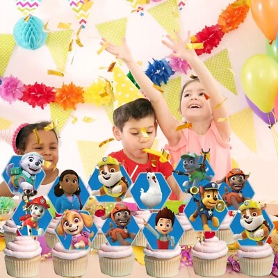 PAW PATROL dog cake cupcaketopper birthday party supplies centerpiece decoration - Image 1 of 2