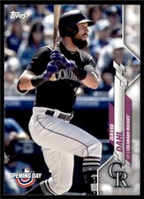 2020 Topps Opening Day Base #52 David Dahl - Colorado Rockies