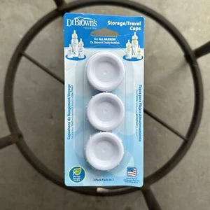 Dr Brown’s Storage/Travel Caps 3-Pack - Picture 1 of 5