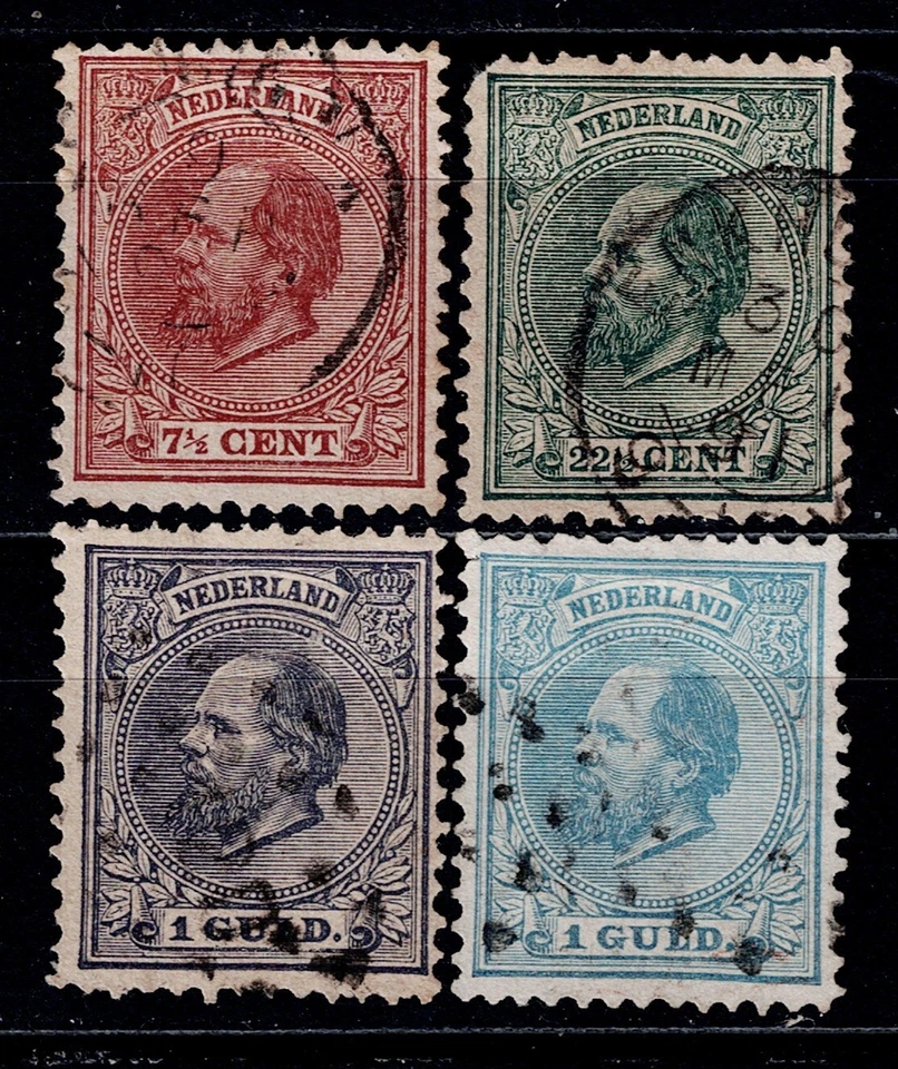 Netherlands  Sc# 24-29-32-32a   Used   CV$150   gtc4 - Image 1 of 1