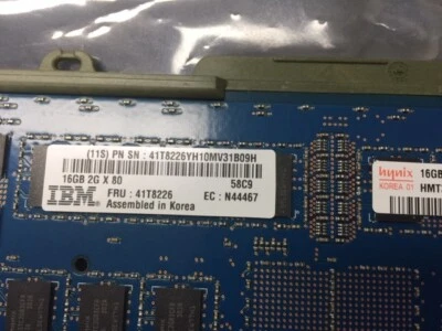 IBM POWER7 MEMORY 16GB PC3-8500-777 DDR3-1066 MHZ MEMORY FOR CL7 CUOD  276 PIN - Image 1 of 2