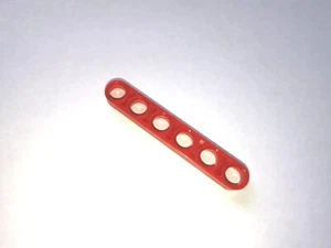 LEGO® Technik Technic Liftarm flach 1x6 in rot 1 Stück #32063 - Bild 1 von 1