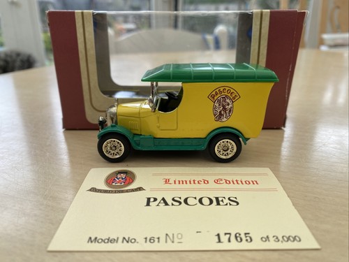 VANS Oxford Diecast Model T Truck Pascoes Promozionale Edizione Limitata Modello n. 161