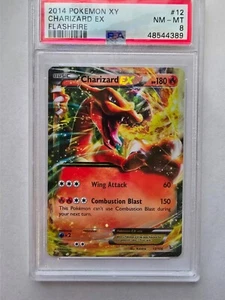 Charizard EX 12/106 Flashfire Holo PSA 8 - Bild 1 von 2