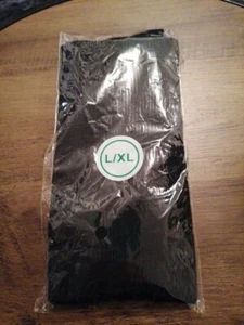 Black Above Knee Compression Socks L/XL New Free P&P - Picture 1 of 2