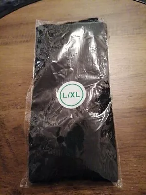 Black Above Knee Compression Socks L/XL New Free P&P - Image 1 of 2