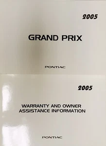 Pontiac Grand Prix 2005 manual del dueño, manual del propietario original. #PTC-09 - Imagen 1 de 6