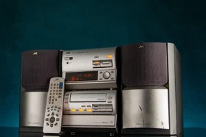 JVC EX-TD5 Hi Fi Compact Component System Radio AM/FM + Remote and Speakers AUX - Picture 1 of 5