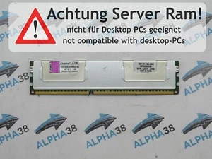 Kingston 4 GB DDR3 PC3L-10600R (DDR3-1333) Kvr1333d3d4r9sk2/8g CL9 15 V Server - Picture 1 of 1