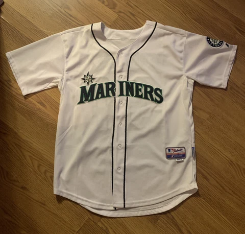 Majestic Seattle Mariners Hernandez Cool Base Baseball Jersey #34 Size 52/XL/2XL Cover