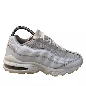 Nike Air Max 95 White Leather Sports Sneaker Trainer Women UK 5 Eur 38 - Picture 1 of 11