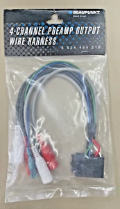 Vintage Blaupunkt 4-Channel Preamp Output Wire Harness, 8634494218, NOS - Picture 1 of 6