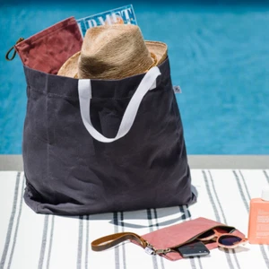 Eco-Friendly Reusable Waxed Canvas Tote Bag – Perfect for Shopping & Beach - Picture 1 of 21
