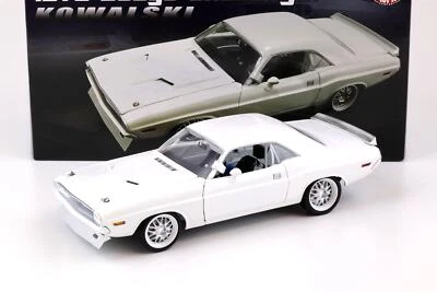 1:18 ACME 1970 Dodge Challenger Street Fighter KOWALSKI Bianco A1806022 - Immagine 1 di 4