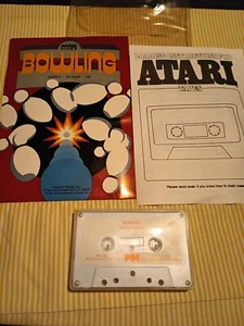 Atari Bowling: Spielkassette 1981 OOP Atari Spiel Niedriger Preis Top Zustand - Bild 1 von 4