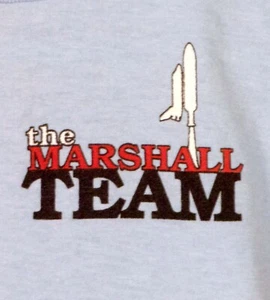 vintage 80s single stitch Soft Thin NASA Marshall Space Center T-Shirt Kids S - Picture 1 of 5