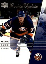 2002-03 Upper Deck Rookie Update Hockey #62 Mark Parrish