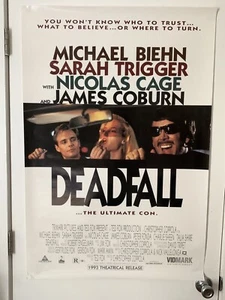 VINTAGE Movie POSTER "Deadfall" 1993 Rare - Picture 1 of 1