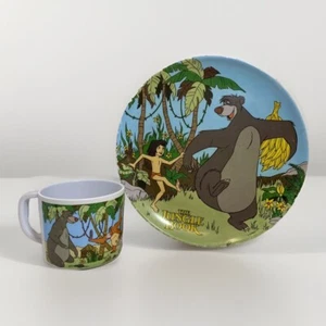 Vintage Disney Das Dschungelbuch 2 Stück Melamin Teller Tasse Set Zak Designs Inc. Selten - Bild 1 von 10