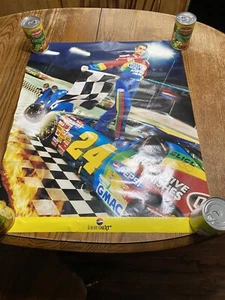 NASCAR RACING - JEFF GORDON NO. 24 WINNER SPORTS POSTER BY PEPSI 1997 24X30 - Picture 1 of 5