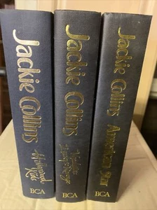 Set Of Three Jackie Collins Books Hardback - Picture 1 of 2