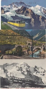 Eisenbahn Bergbahn Lot 8 AK uralt Suisse Schweiz 2307204 - Picture 1 of 4