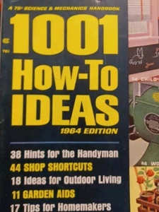 1964 Edition 1001 How-To Ideas A Science & Mechanics Handbook - Picture 1 of 4