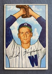1952 Bowman #123 Sid Hudson (Washington Senators) - Picture 1 of 2